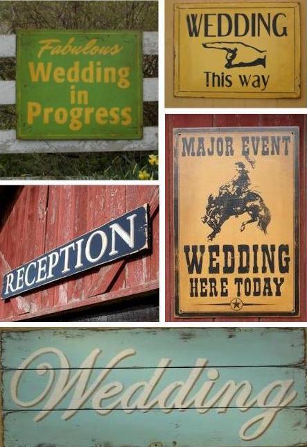 This Way to the Wedding June 17 2009 wedding signs 2 Super cute signs 